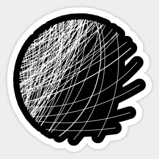 ABSTRACT LINES Sticker